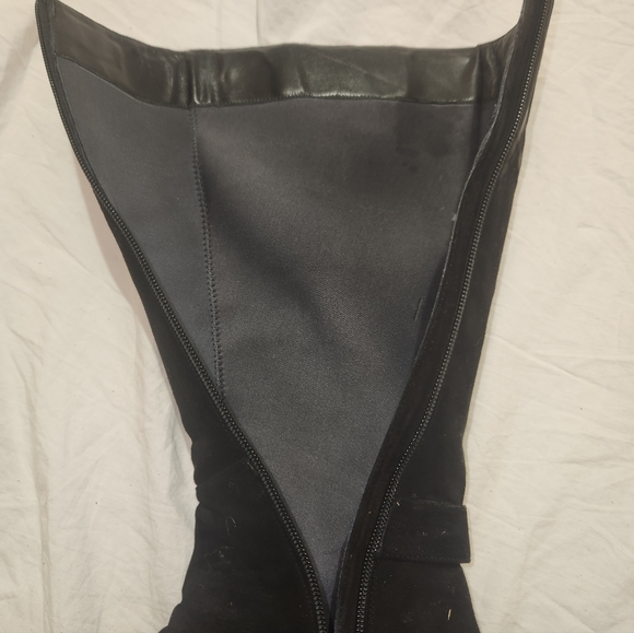 Aquatalia Made In Italy Knee High Leather Boots Size 9 - Picture 12 of 13